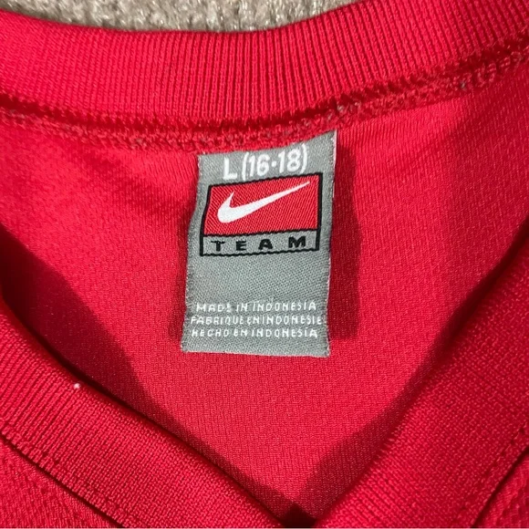 Nike Ohio State Buckeyes Basketball Jersey NCAA #0 Red Youth Large Sullinger - Picture 3 of 6